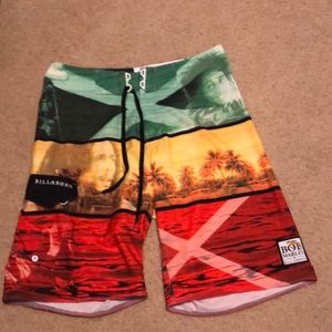 Bob Marley Swim Trunks